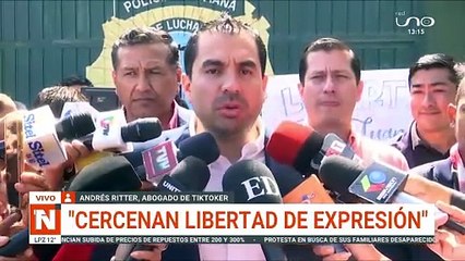 "Cercenan la libertad de expresión", afirma abogado de tiktoker