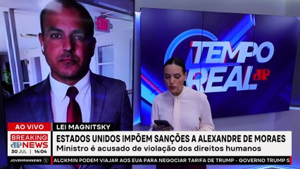EUA impõem sanções contra Alexandre de Moraes | TEMPO REAL