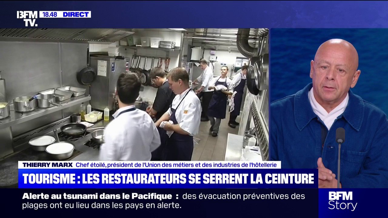 Deux jours fériés supprimés: "Il y a un manque à gagner pour l'hôtellerie et la restauration qui va être assez important", estime Thierry Marx