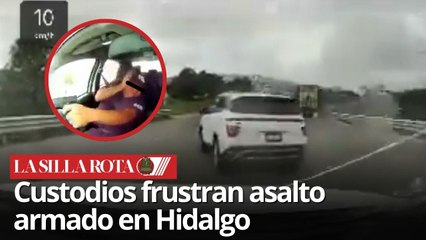 Tiroteo en carretera Jorobas–Tula: custodios impiden robo a tráiler