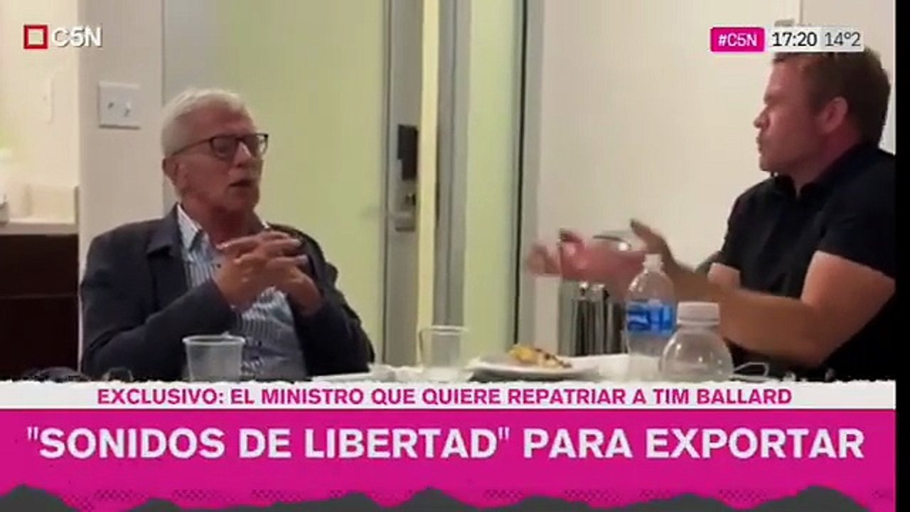 Video viral de la cámara oculta a Cúneo Libarona con Tim Ballard