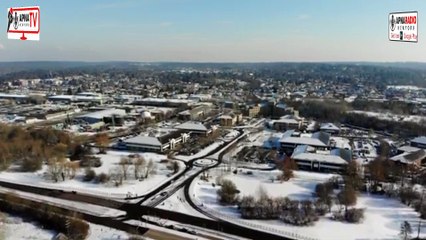 MAGICAL Snowfall Aerial Drone Views! Apna Tv New York 30-7-2025