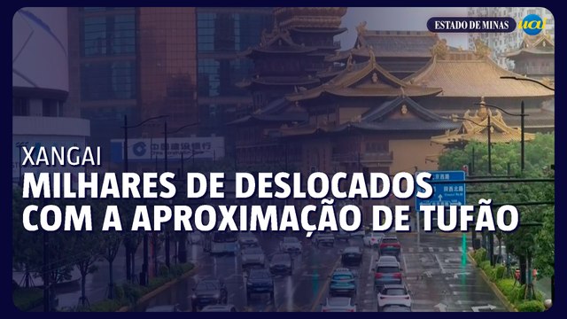 Milhares de deslocados com a aproximação de tufão em Xangai