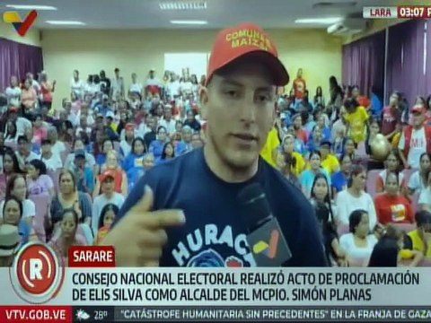 Lara | CNE entregó credenciales al alcalde electo por el municipio Simón Planas Elis Silva