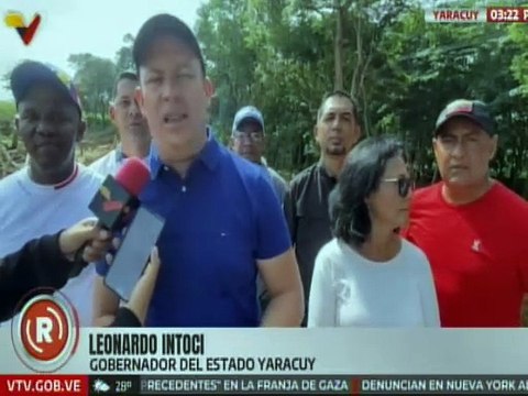 Yaracuy | Gobierno regional inspecciona los trabajos de reconstrucción de zonas afectadas por lluvias