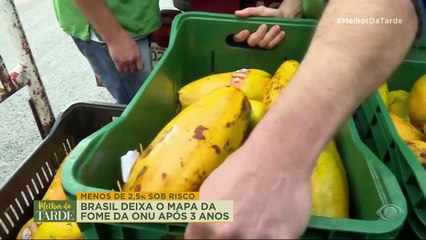 Brasil deixa o mapa da fome após 3 anos | Melhor da Tarde