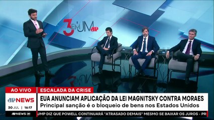 “Bolsonaro é citado”, afirma Piperno sobre anúncio da Lei Magnitsky dos EUA contra Moraes
