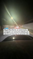 Persecución de soldados en Nuevo Laredo