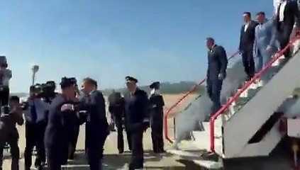 Putin launched the first direct flight from the capital Moscow to the North Korean capital Pyongyang