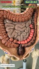 Illustration of Constipation Animation _ Gut AI Art _ 04_2