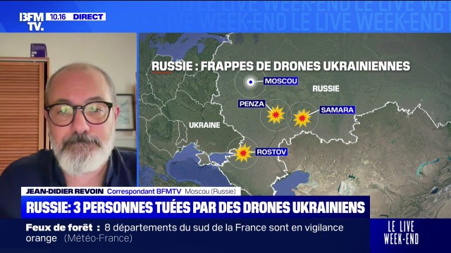 Guerre en Ukraine: trois morts en Russie dans des frappes de drones ukrainiennes