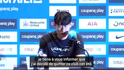 Son : "J'ai décidé de quitter ce club cet été"