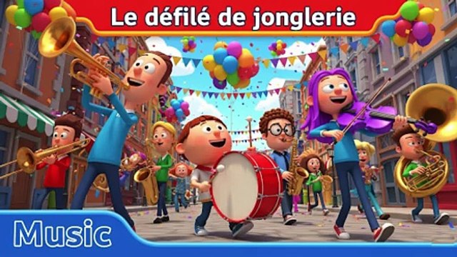 Le défilé de jonglerie – Musique instrumentale comique Accordéon & tuba – Ambiance cirque