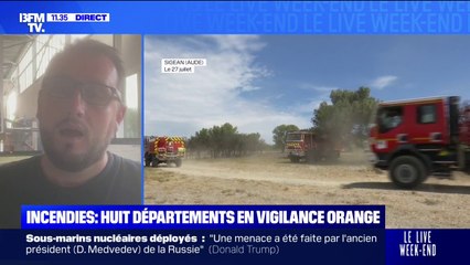 Feux de forêts: huit départements placés en vigilance orange