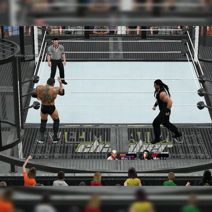 Batista spear on Roman Reigns!!!!Roman Reigns Spear Compilation