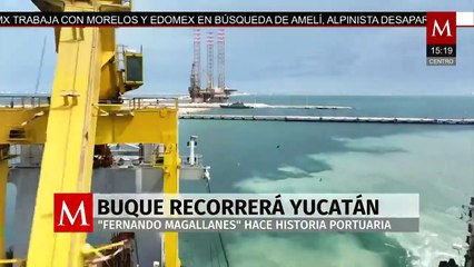 Buque de dragado de clase mundial llega a Yucatán para modernizar los puertos