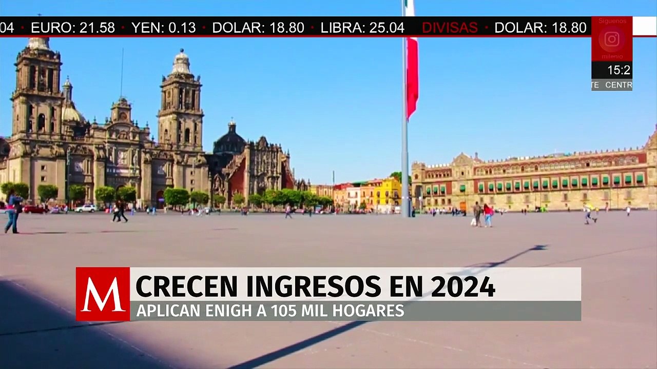 Ingresos y gastos de los hogares crecieron en 2024: Inegi