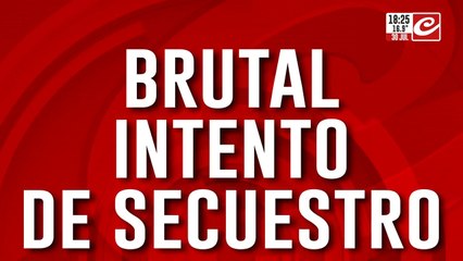Brutal intento de secuestro: mujer escapó a los gritos de los malvivientes