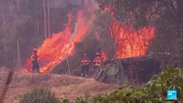 España y Portugal luchan contra incendios forestales en medio de la crisis climática