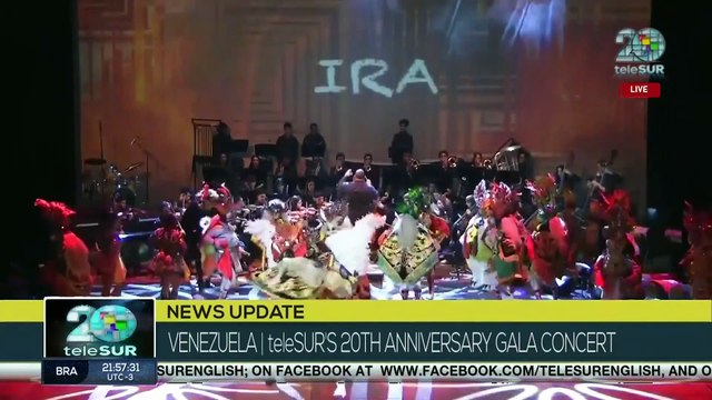 Venezuela | TeleSUR’s 20th anniversary gala concert underway