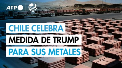 Chile celebra giro de Trump sobre aranceles al cobre