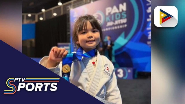 7-year-old Aielle Aguilar, wagi ng ginto sa IBJJF Jiu-jitsu C'ships sa Amerika