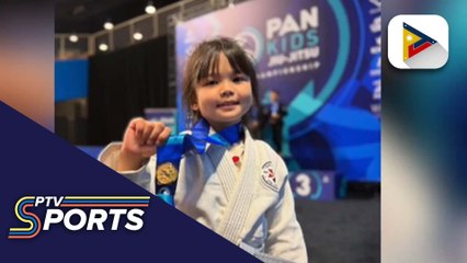 7-year-old Aielle Aguilar, wagi ng ginto sa IBJJF Jiu-jitsu C'ships sa Amerika