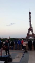 Parisian Music Vibe Around Eiffel Tower #musicvideo  #magical #eiffeltower #traveling  #music  (32)