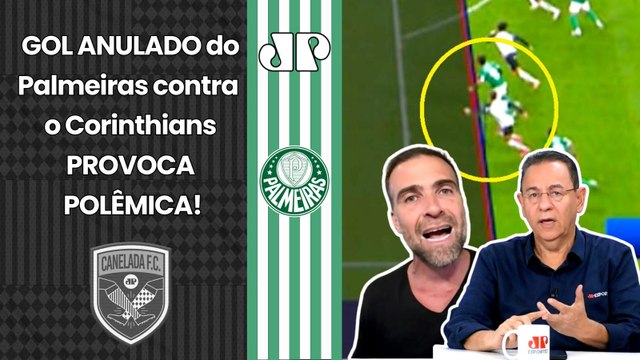 TAVA IMPEDIDO??? Cara, esse GOL ANULADO do Palmeiras contra o Corinthians pra mim... DEU POLÊMICA!