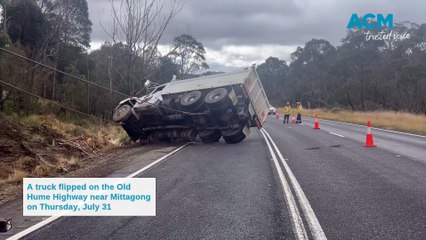 Old Hume Highway truck roll at Mittagong