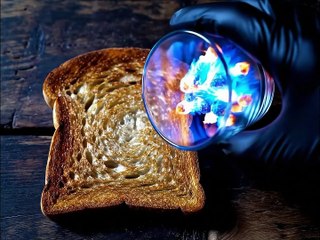 Planet Butter #oddlysatisfying #butterspread #asmr #asmrai #satisfying #fruitcutting #aiasmr #glassfruit #breakfast