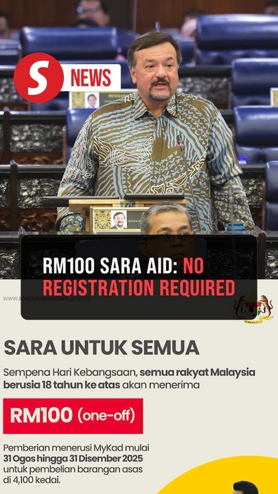 No registration required for M’sians to access RM100 cash aid