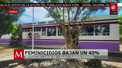 Disminuyen en un 40% los casos de feminicidio en Puebla; destacan labor de Casas Carmen Sedán
