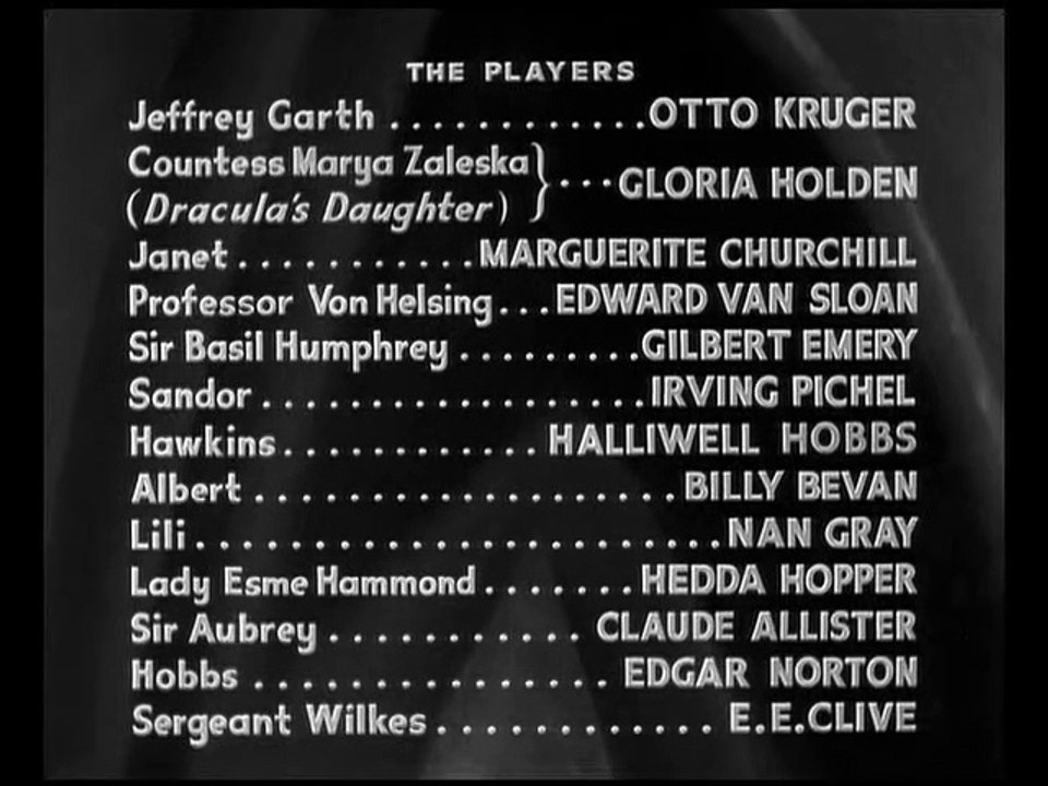 Dracula - La Figlia Di Dracula (1936) (Hillyer)