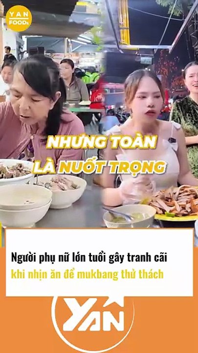 Người phụ nữ lớn tuổi gây tranh cãi khi NHỊN ĂN để MUKBANG THỬ THÁCH