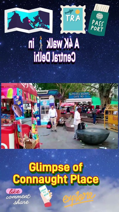 iconic charm make this walk unforgettable.  #ConnaughtPlace #EveningVibes #FYP #ViralReels #DelhiNights