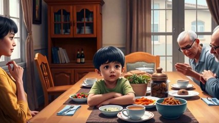 “When Family Meals Turn into Food Fights 🍽️  Kind Ways to Handle Mealtime Tension”
