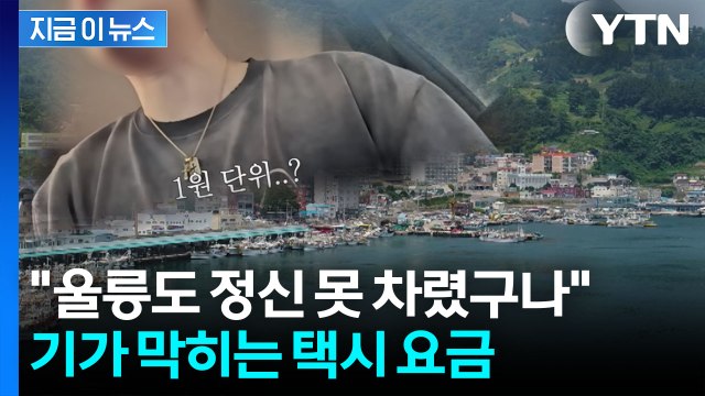 2만원 거리가 무려...울릉도, 이번엔 택시요금 바가지 논란 [지금이뉴스] / YTN