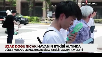 Uzak Doğu sıcak havanın etkisi altında