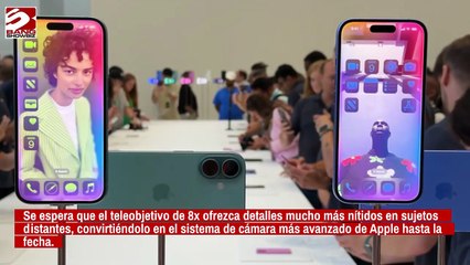 Incluirá el iPhone 17 un zoom de 8x con la app de cámara profesional