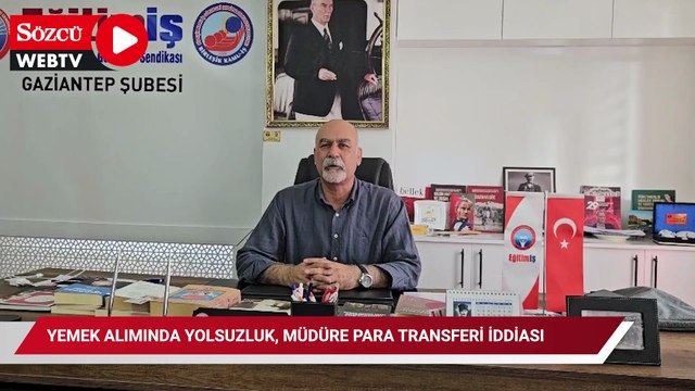 Yemek alımında yolsuzluk, müdüre para transferi iddiası