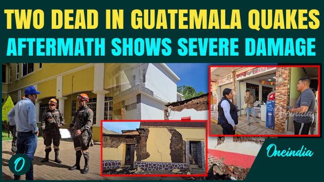Day After Devastation: Two Continuous Earthquakes Rock Southeastern Guatemala-Homes Collapse, 2 Dead