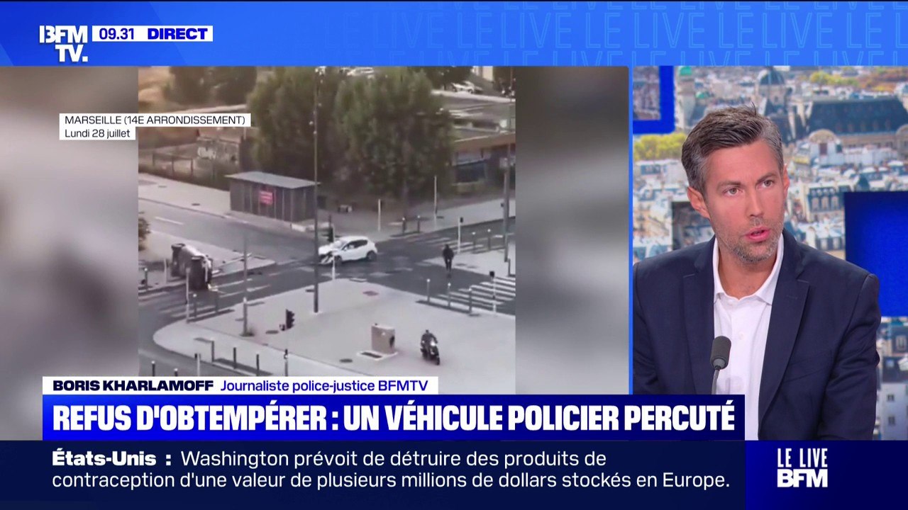 Policiers visés à Marseille: les forces de l'ordre ont été percutées involontairement avant d'être visées par des projectiles