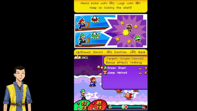 Mario & Luigi Bowser's Inside Story (DS/RetroArch) day 10 The Bowser Quiz Show Globin!