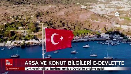 Türkiye'nin dijital haritası artık e-Devlet'te erişime açıldı
