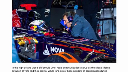 Radio Communications - Decoding Team Strategy During Races | Kate Lynch Belfast