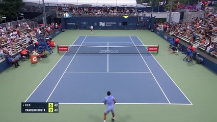 Toronto - Pour son 1er match depuis Roland-Garros, Fils s'impose contre Carreno Busta