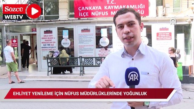 Ehliyet yenileme için Nüfus Müdürlüklerinde yoğunluk: Son güne bırakmanın bedeli