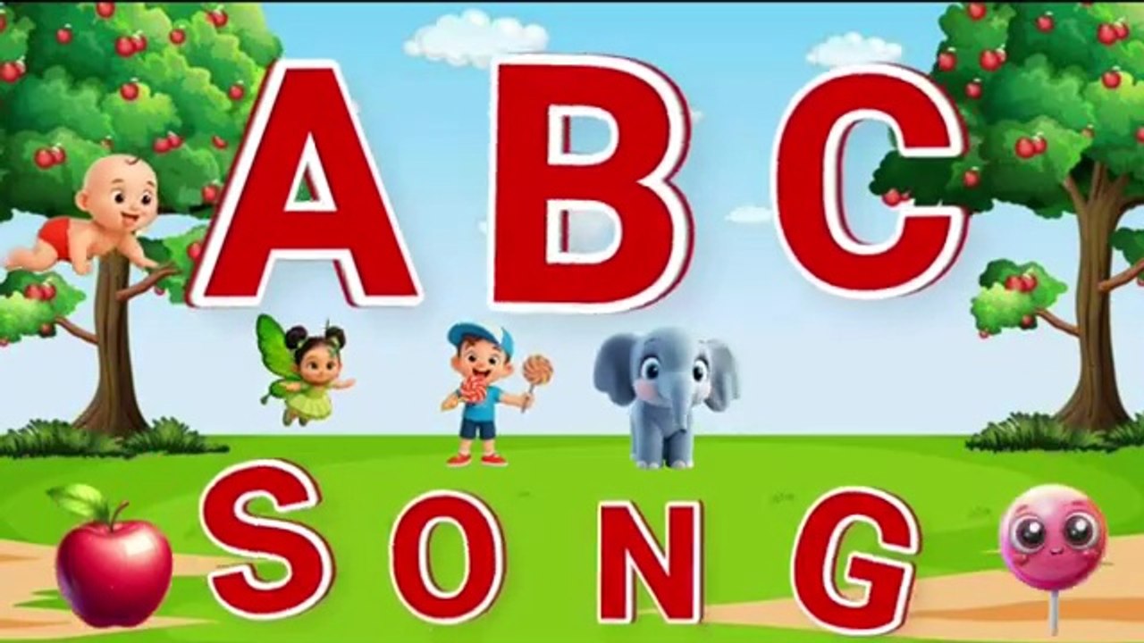ABC Phonics Song with TWO Words - A For Apple - ABC Alphabet Songs with ...