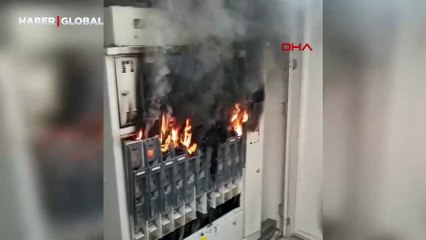 Mardin’de trafo yangını